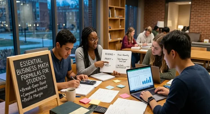 Essential Business Math Formulas Every College Student Should Know